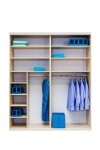 Nábytek Mikulík Skříň FLEXI 2 - 2x zrcadlo ROZMĚR: (š/v/h) 200 x 220 x 65 cm