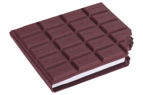 Notes nelinkovaný 8,5x10 cm - Čokoláda