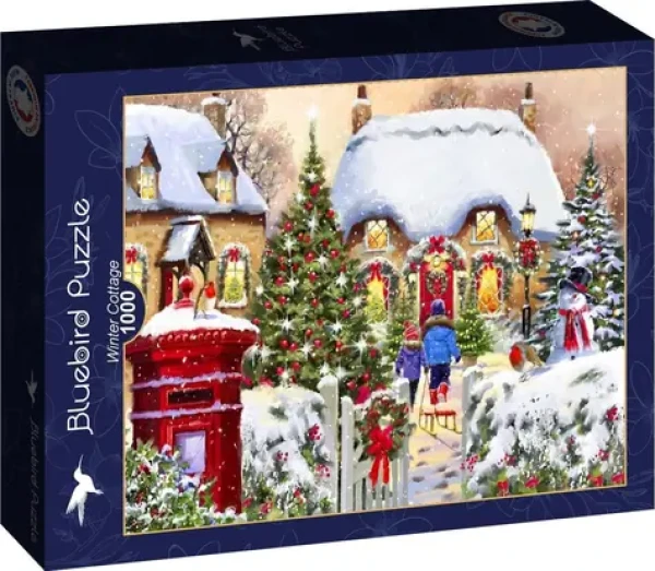 BLUEBIRD Puzzle Zimní chaloupka