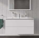 DURAVIT - L-Cube Umyvadlová skříňka 55x102x48 cm, 2 zásuvky, bílá mat LC624201818