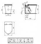 IDEAL STANDARD - La Dolce Vita Stojící WC, AquaBlade, bílá E263801