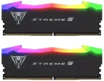 Patriot Viper Xtreme 5 RGB 32GB (2x16GB) 7600MHz černá / DIMM / DDR5 / CL36 / On-Die ECC / Unbuffered / 1.45V (PVXR532G76C36K)
