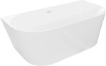 MEXEN - OVAL SLIM volně stojící vana 170x80, bílá bez krytky přepadu a zátky 52661708000-SS