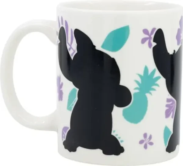 STOR Hrneček keramický měnící barvu 325ml Stitch (8412497200030)