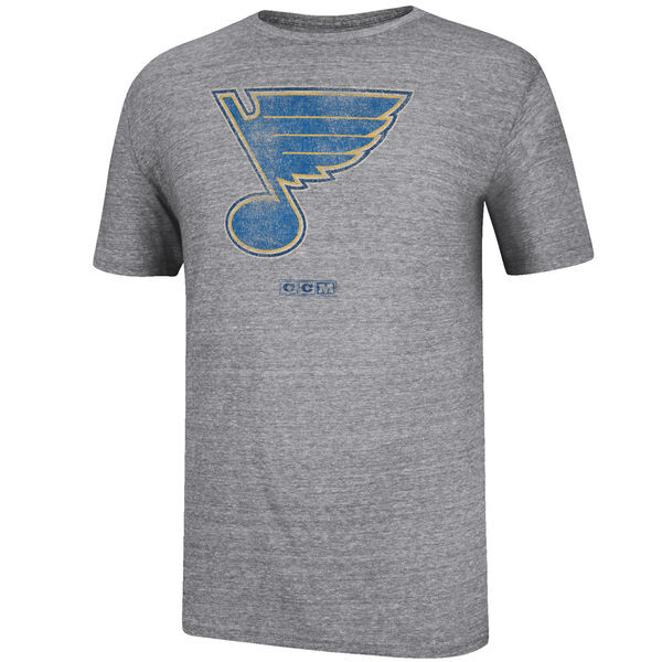 Pánské Tričko St. Louis Blues CCM Bigger Logo Velikost: XS, Distribuce: EU