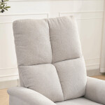 Polohovací křeslo, elektrické zabudované ovládání, béžová, látka, TV-929 CRM2