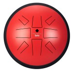 Sela 10" Melody Tongue Drum Red