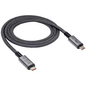 Akyga USB kabel USB-C ® zástrčka, USB-C ® zástrčka 1.00 m šedá AK-USB-45