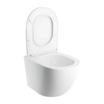 OMNIRES - Závěsné WC OTTAWA SILENT POWER™ se sedátkem soft-close, 49 x 37 cm, matná bílá OTTAWASPMWBM