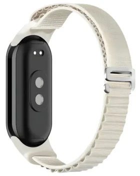 Beline Alpine béžová / Řemínek pro Xiaomi Mi Band 10/9/8 / nylon