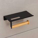 REA - Drzák toaletního papíru černá 322747A REA-07011