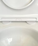 OLSEN SPA - Krytka pantů wc sedátka FLAT - Barva - Bílá OLKLTWHC