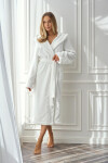L&L 2551 Amira Long S-2XL dámský župan bílá L