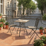 Zahradní set 1+2, kov, keramická mozaika, US1700 SET