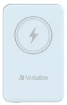 Verbatim Charge 'n' Go Magnetická bezdrátová powerbanka 5000mAh modrá / USB-C / MagSafe / 15-20W (32242)