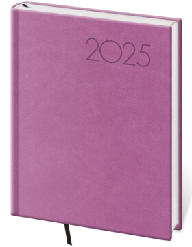 Diář 2025 Print Pop denní B6 fialová
