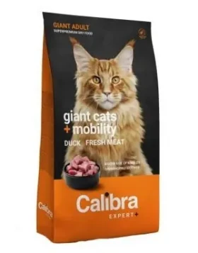 Calibra Cat EXPERT+ Adult Giant Cats+Mobility kachní 6 kg / Granule pro kočky / velká plemena / podpora kloubů