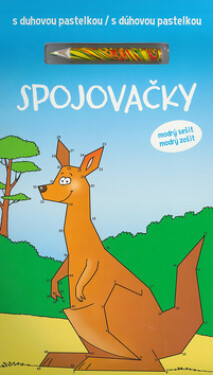 Spojovačky duhovou duhovou pastelkou