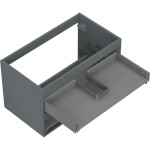 MEXEN - Box-A skříňka pro umyvadlo 80, 2 zásuvky, grafit mat 91AX0-0800-470-2-66