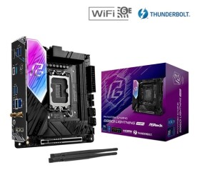 ASRock MB Sc LGA1851 B860I LIGHTNING WIFI, Intel B860, 2xDDR5, 1xThunderbolt, 1xHDMI, WiFi, Mini-ITX EDF_1883026