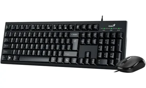 GENIUS KM-100SE černá / Drátový set / Copilot/ USB/ CZ+SK layout (31330009403)