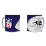 Hrnek Baltimore Ravens NFL Shadow Logo & Shield (330 ml)