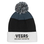 Outerstuff Dětská zimní čepice Vegas Golden Knights NHL Essentials Cuffed Knit W Pom