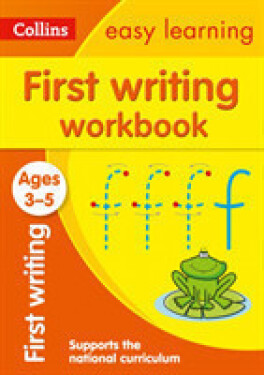 Activity Book Ages 3-5 - First Writing Workbook - Collins Easy Learning