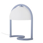 Bloomingville Stolní lampa Favour Blue, modrá barva, kov, plast