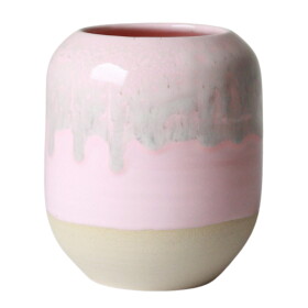 Studio Arhoj Stojánek na psací potřeby Pink Cotton, růžová barva, keramika