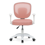 Dětská židle, výškově nastavitelná, růžová síťovina, KA-K1062 PINK