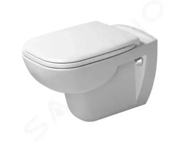 DURAVIT - D-Code Závěsné WC, s HygieneGlaze, bílá 25350920002