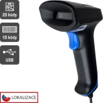 Virtuos HT-851A černá / Snímač čárových kódů / 1D 2D / emulace RS-232 / USB / bez stojánku (EHE0019)
