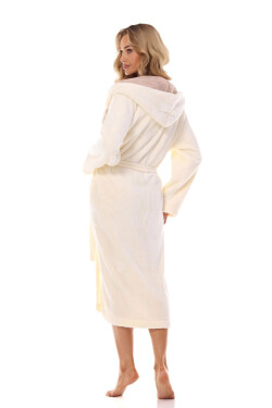 Dámský župan 2410 LV cream - L&L krémová L