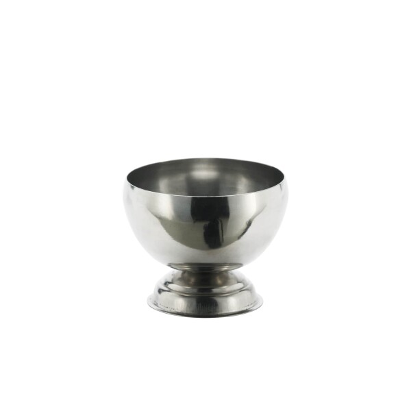 MADAM STOLTZ Pohár na zmrzlinu Soft Ice Cup, stříbrná barva, kov