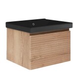 Koupelnová skříňka s umyvadlem Naturel Savona 78x43x45 cm dub mat SAVONA80DHU1B SAVONA80DHU1B