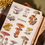 Sass & belle Notes Vintage Mushrooms A5, multi barva, papír