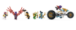 LEGO LEGO NINJAGO® 71820 Tým nindžů kombo vozidlo