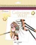 Avenue Mandarine Umělecké omalovánky Coloriage Wild 2 Emmanuelle Colin