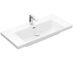 VILLEROY & BOCH - Subway 3.0 Umyvadlo 100x47 cm, s přepadem, otvor pro baterii, CeramicPlus, alpská bílá 4A70A5R1