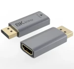 PremiumCord redukce DisplayPort-HDMI Male-Female / Redukce / 8K/60 Hz, 4K/144 Hz / pozlacené konektory (kportad30)