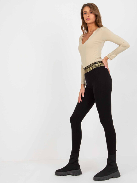 Dámské legíny RV LG 8448.86 černé - Relevance Fashion L