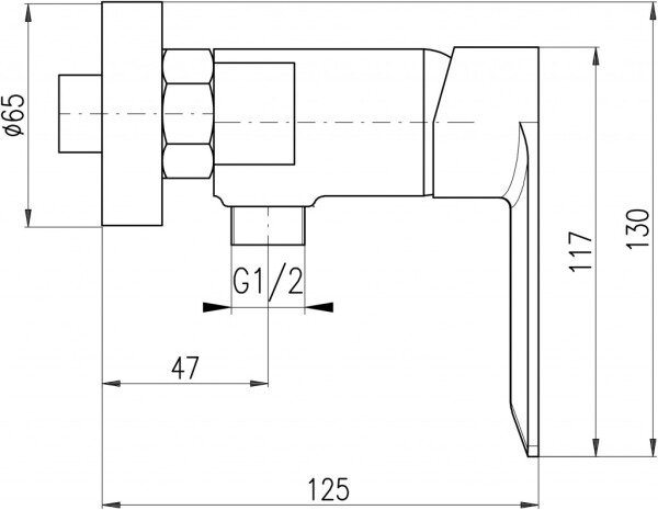 SLEZAK-RAV - Vodovodní baterie sprchová NIL - zlatá růžová - kartáčovaná, Barva: ZLATÁ RŮŽOVÁ - kartáčovaná , Povrchová úprava: PVD NL181.5/1ZRK