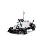 Mamido Dětská elektrická motokára BMW Gokart s funkcí driftu bílá