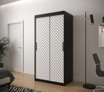 Šatní skříň Abi Jodelka 1 Barva korpusu: Dub artisan, Rozměry: 100 cm, Dveře: Bílá mat