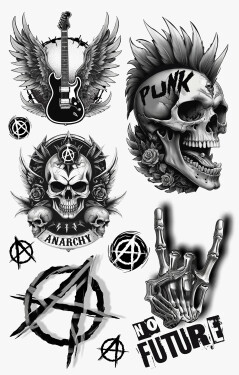 Guirca Tetování - Punk