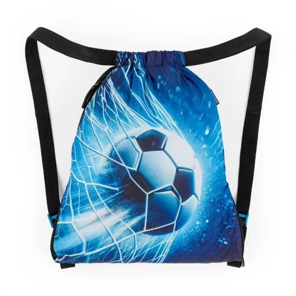 Bagmaster SÁČEK BETA 26 C školní na přezůvky / tělocvik – fotbal Modrá 1,5 l 230433