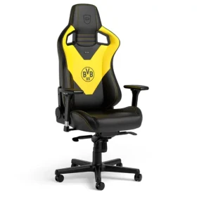 Noblechairs EPIC Borussia Dortmund Edition / Herní židle / PU kůže / nastavitelná / pojezdová kolečka / nosnost 120 kg (NBL-PU-BVB-001)