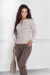 ZARITA BLOUSE Čokoláda L