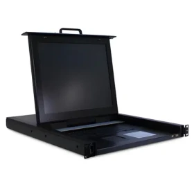 Inter-Tech 1708 LED 17" černá / KVM konzole / VGA / USB, PS/2 / 8 port / touchpad (88887213)